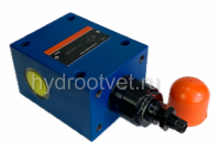 DBDS10G1X/200V - Предохранительный клапан прямого управления Ду10, давление регулировки до 200 бар, тип монтажа - резьбовой, элемент регулировки S = винт