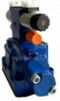 H-4WEH22G50/6EG24N9S2K4 - Гидрораспределитель с электроуправлением Ду25 схема G (64), напряжение G24, каналы управления X и Y - внешние