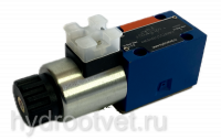4WE6EB61/CG24N9K4 - Гидрораспределитель золотниковый Ду 6 с электроуправлением, схема EB (44-2), электроуправление G24, возврат - пружинный