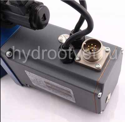 4WRTE25V1-350L-4X/6EG24TK31/A1M - Пропорциональный быстродействующий распределитель с обратной связью по положению золотника и со встроенным усилителем (OBE), Ду25, A1 = ±10 В, номинальный расход 350 л/мин, схема V1-, каналы управления T = X - внешний и Y
